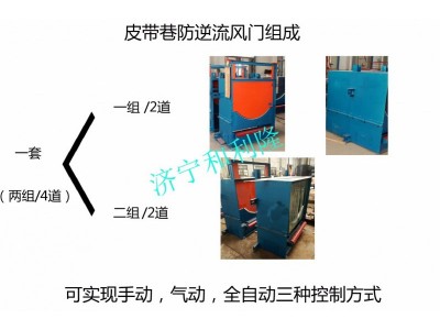 矿用正反向防突风门 卡皮带防逆流装置按需供应