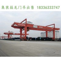 河北沧州集装箱龙门吊提高了物流码头的运作效率