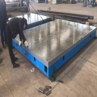 国晟机械出售铸铁测量平板高精度焊接装配平台精度稳定