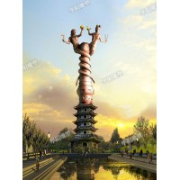 华阳雕塑 四川旅游IP设计 四川园林雕塑报价 四川城市雕塑厂家