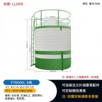 6000L塑料圆桶  建筑用水设备 水处理牛筋桶 水塔厂家