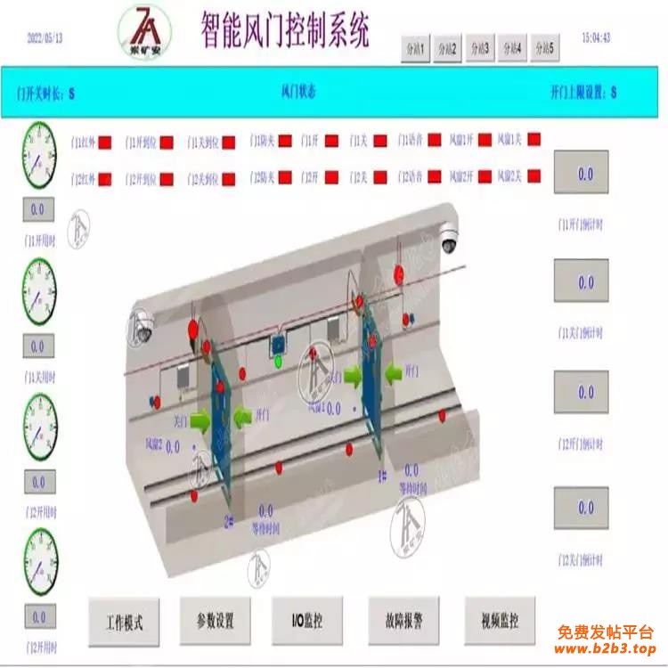 矿用门 防突风门 (2)