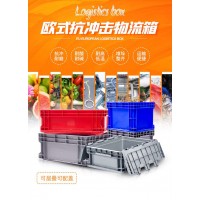 赛普重庆厂家出400-230欧式物流箱加盖堆砌式周转箱