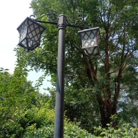 山东淄博古典庭院灯4米公园路灯供应厂家