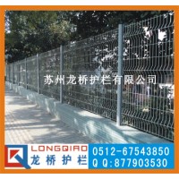 上海桃形立柱护栏网 战斧式喷塑围墙围网 小区学校医院围网 龙桥