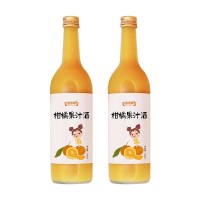 柑橘果汁酒源头生产厂家，果酒贴牌代加工 低度甜味果酒瓶装生产，女士果酒定制加工