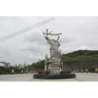 华阳雕塑 重庆创意文旅IP设计 重庆武隆标志雕塑