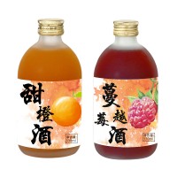 蔓越莓甜橙果酒贴牌生产代加工，OEM代加工 果酒定制加工，甜味果酒瓶装