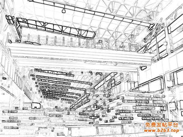 上旋转伸缩电磁挂梁桥式起重机1 (2)