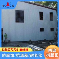 增强塑料瓦 湖北荆州厂房防腐瓦 新型树脂屋顶瓦 彩钢瓦替代