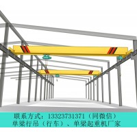 20吨防爆行吊出售陕西咸阳单梁起重机厂家